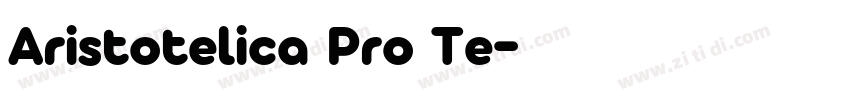 Aristotelica Pro Te字体转换